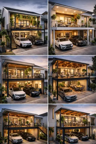 Mezannine Teras Rumah Keren di Sudirman